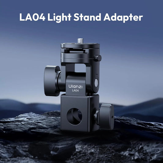 Ulanzi LA04 Light Stand Mount Adapter – 1/4†Quick Release Tilt Head