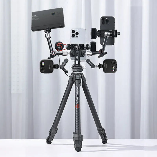 ULANZI MA53 Metal Phone Tripod Mount – 360° Arca Swiss Clamp