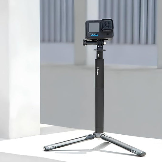 ULANZI MT-58 Extendable Selfie Stick – 1/4" Thread Mount, 4ft Lightweight Handle