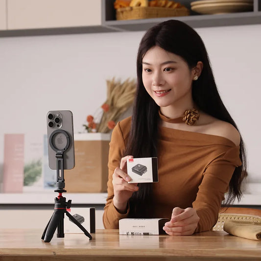 Ulanzi MA07 MagSafe Magnetic Tripod Mount – Aluminum Phone Holder