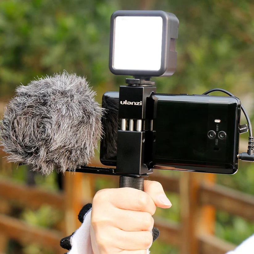 Ulanzi ST-02S Aluminum Phone Tripod Mount with Cold Shoe