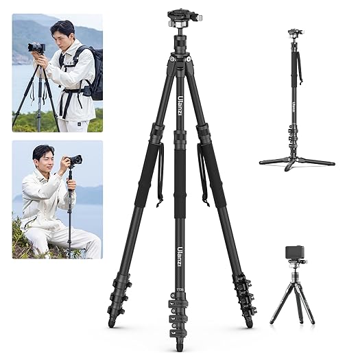 Ulanzi TT35 Carbon Fiber Hiking Stick Tripod Kit with Arca QR