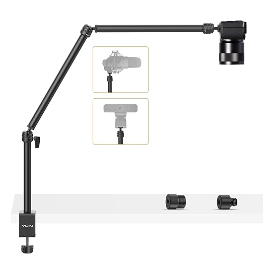 VIJIM LS08 Flexible Overhead Camera Mount with Desk Clamp