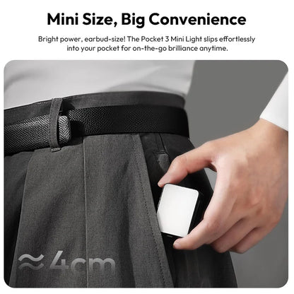 Ulanzi LM001 Magnetic Mini Light for DJI Osmo Pocket 3 â€“ 5800K LED