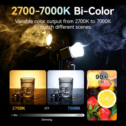 Ulanzi L3 RGB LED Waterproof Video Light â€“ Mini Magnetic Cube 2700Kâ€“7000K