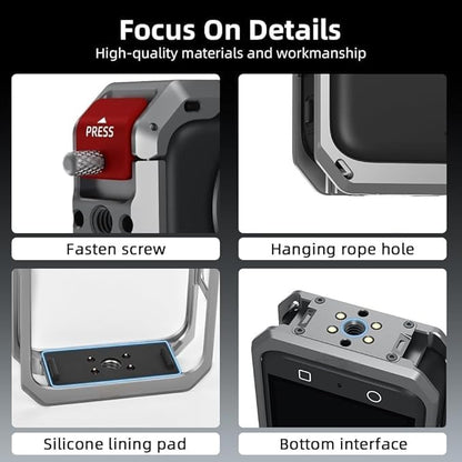 TEKTONIC TCC-OM360 Metal Cage for DJI Osmo 360 – Aluminum Protective Camera Cage