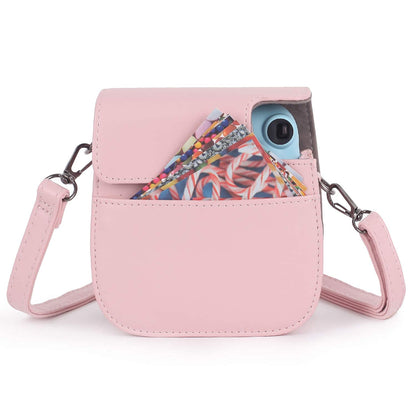 TEKTONIC Blush Pink Instax Mini 11/12 Camera Case – PU Leather