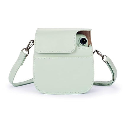 TEKTONIC Cloud Green Instax Mini 11/12 Camera Case – PU Leather