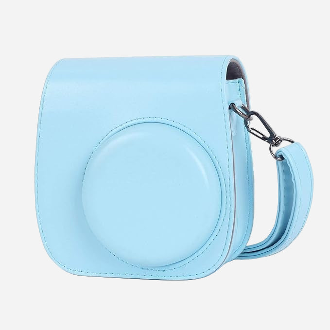 TEKTONIC Sky Blue Instax Mini 11/12 Camera Case – PU Leather