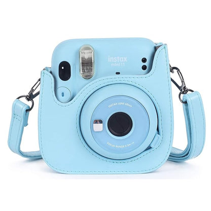 TEKTONIC Sky Blue Instax Mini 11/12 Camera Case – PU Leather
