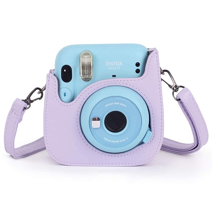 TEKTONIC Lilac Purple Camera Case for Instax Mini 11/12
