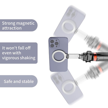 TEKTONIC MF08 Magnetic Folding Cold Shoe Phone Mount – Magnetic Tripod Adapter for iPhone