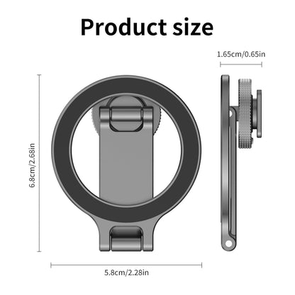 TEKTONIC MF08 Magnetic Folding Cold Shoe Phone Mount – Magnetic Tripod Adapter for iPhone
