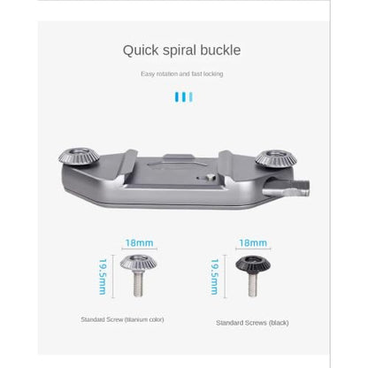 TEKTONIC Quick Release Camera Capture Clip V2 Silver Mount