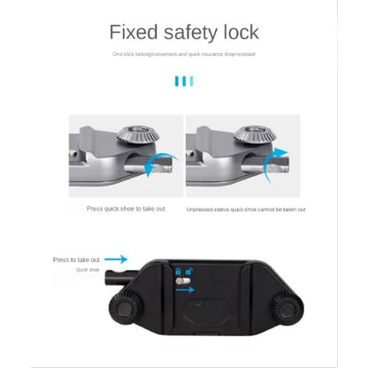 TEKTONIC Quick Release Camera Capture Clip V2 Silver Mount