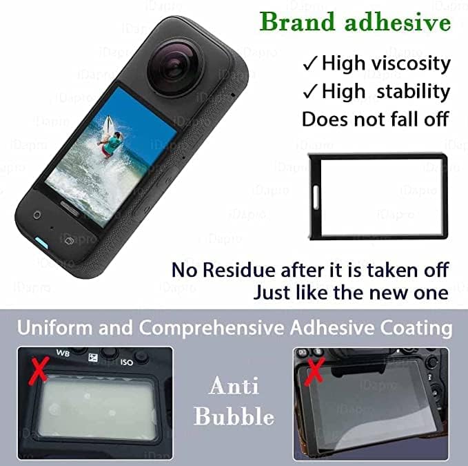 TEKTONIC Screen Guard for Insta360 X3