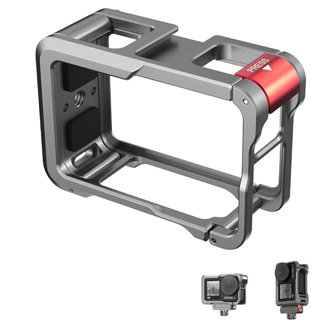 TEKTONIC TCC-AT5 Metal Cage for Action 5 Pro/4/3 – Aluminum Protective Camera Cage