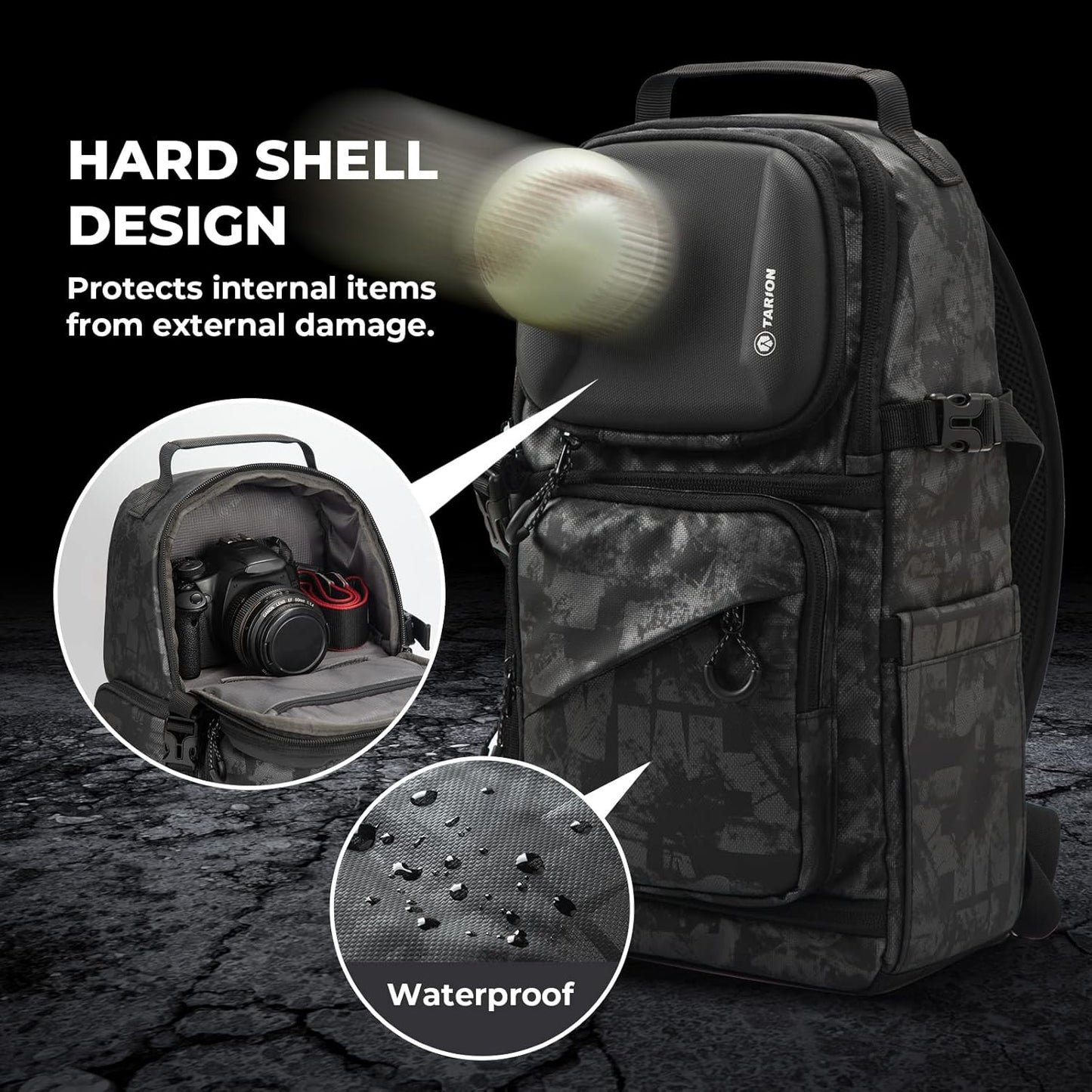 TEKTONIC TR-S Camera Sling Bag – Camouflage, Compact & Durable