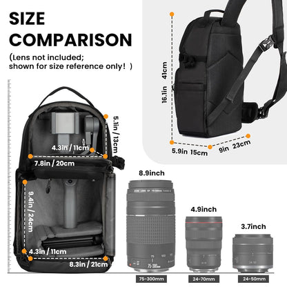 TEKTONIC TR-S Camera Sling Bag – Camouflage, Compact & Durable