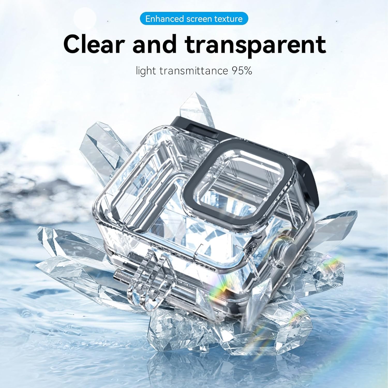 Tektonic Underwater Case For Gopro Hero 9/10/11/12 Waterproof case