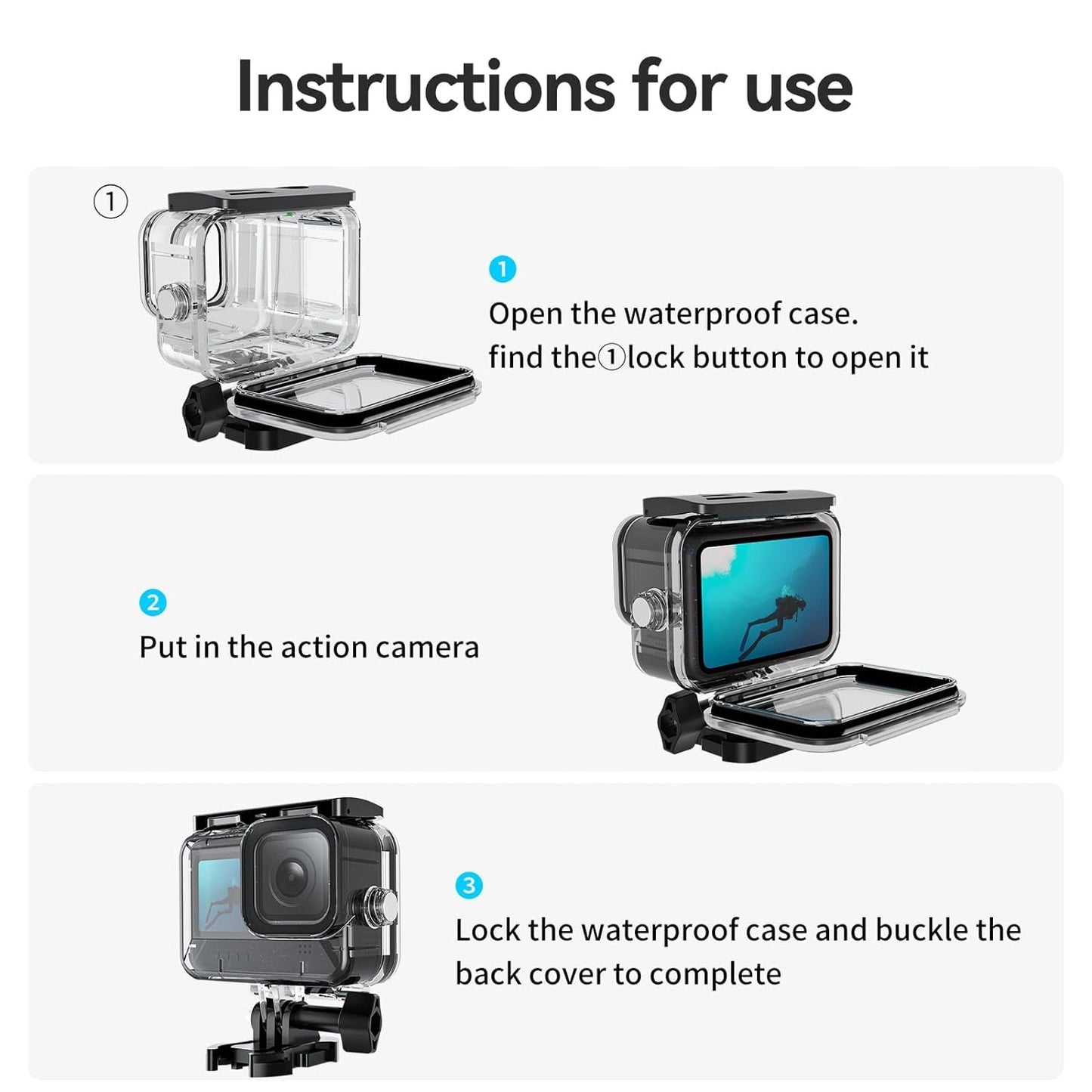 Tektonic Underwater Case For Gopro Hero 9/10/11/12