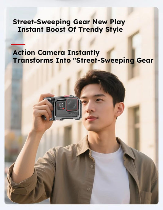 TEKTONIC EG-02 Explorer Grip for Insta360 Ace Pro 2 – Magnetic Quick-Release Handle