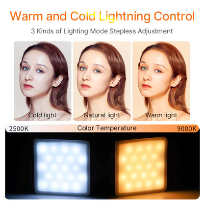 Ulanzi VL49 Pro RGB LED Video Light Ã¢â‚¬â€œ Portable Mini Camera Light