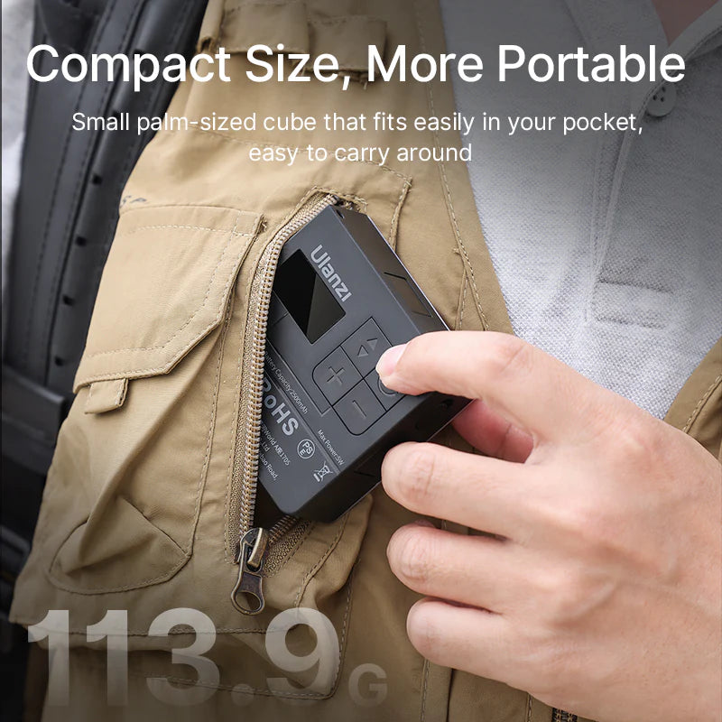 Ulanzi VL49 Pro RGB LED Video Light Ã¢â‚¬â€œ Portable Mini Camera Light