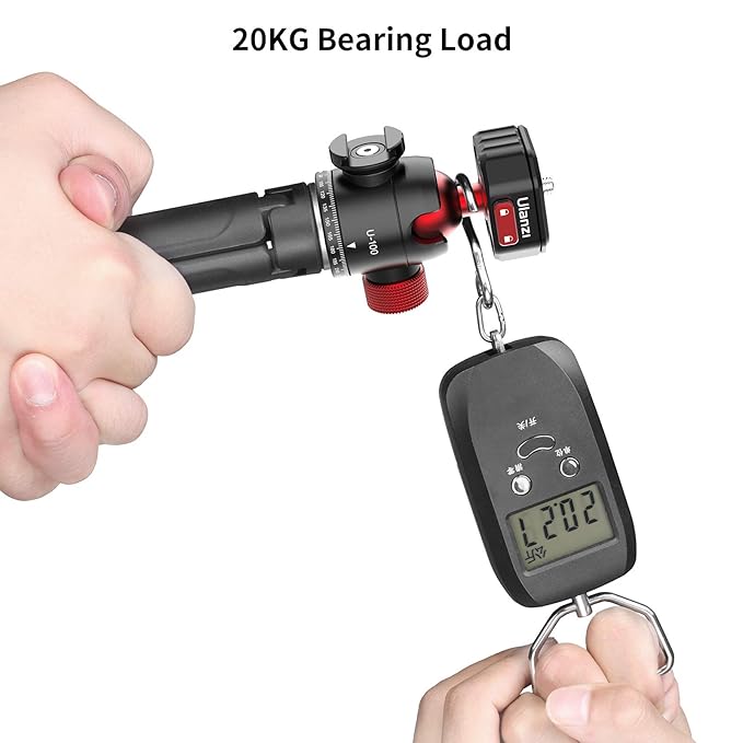 ULANZI Jusmo DSLR Tripod Ball Head with Quick Release & 20Kg Load Capacity
