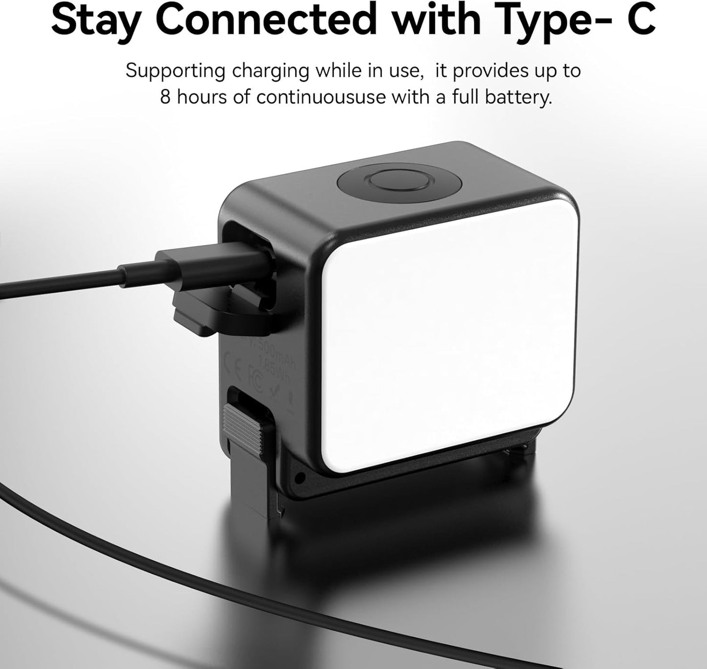 Ulanzi LM18 Mini Magnetic Vlogging Light + PK-06 Pocket 3/4 Expansion Adapter Kit