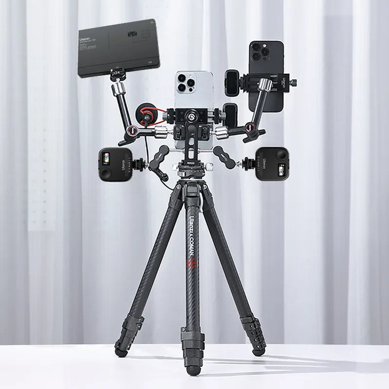 ULANZI MA53 Metal Phone Tripod Mount â€“ 360Â° Arca Swiss Clamp
