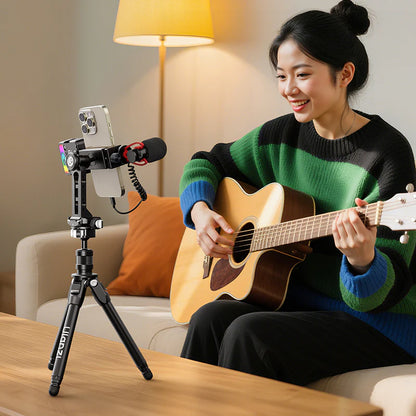 ULANZI MA53 Metal Phone Tripod Mount â€“ 360Â° Arca Swiss Clamp