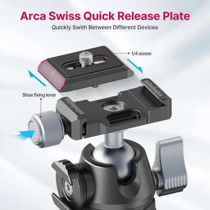 ULANZI MT-47 Mini Tripod â€“ Aluminum Vlog Stand with Ball Head