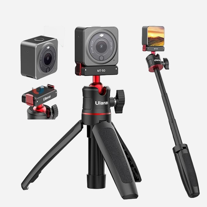 ULANZI MT-50 Magnetic Tripod â€“ Extendable Handle Grip, Black