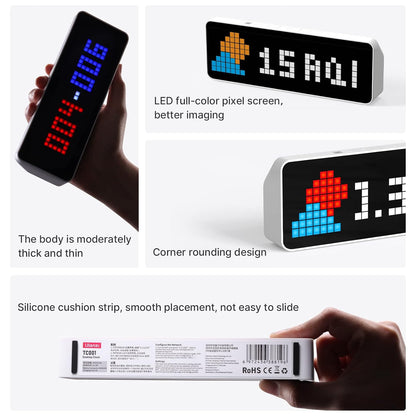 Ulanzi TC001 Smart Pixel Clock Social Media Counter Display
