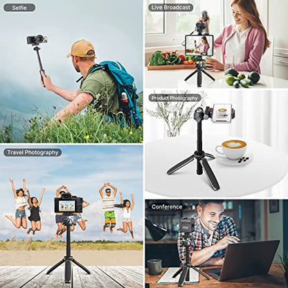 ULANZI MT-47 Mini Tripod â€“ Aluminum Vlog Stand with Ball Head