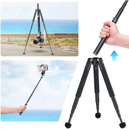 ULANZI MT-63 Mini Tripod â€“ 57" Extendable Aluminum Travel Stand