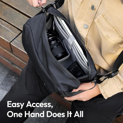 Ulanzi BP11 Crossbody Camera Shoulder Bag Ã¢â‚¬â€œ 8L Compact Sling for DSLR & Mirrorless Cameras