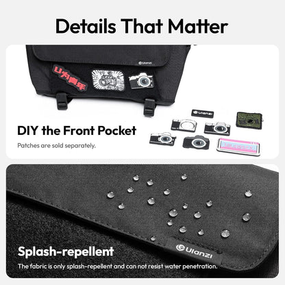 Ulanzi BP11 Crossbody Camera Shoulder Bag Ã¢â‚¬â€œ 8L Compact Sling for DSLR & Mirrorless Cameras