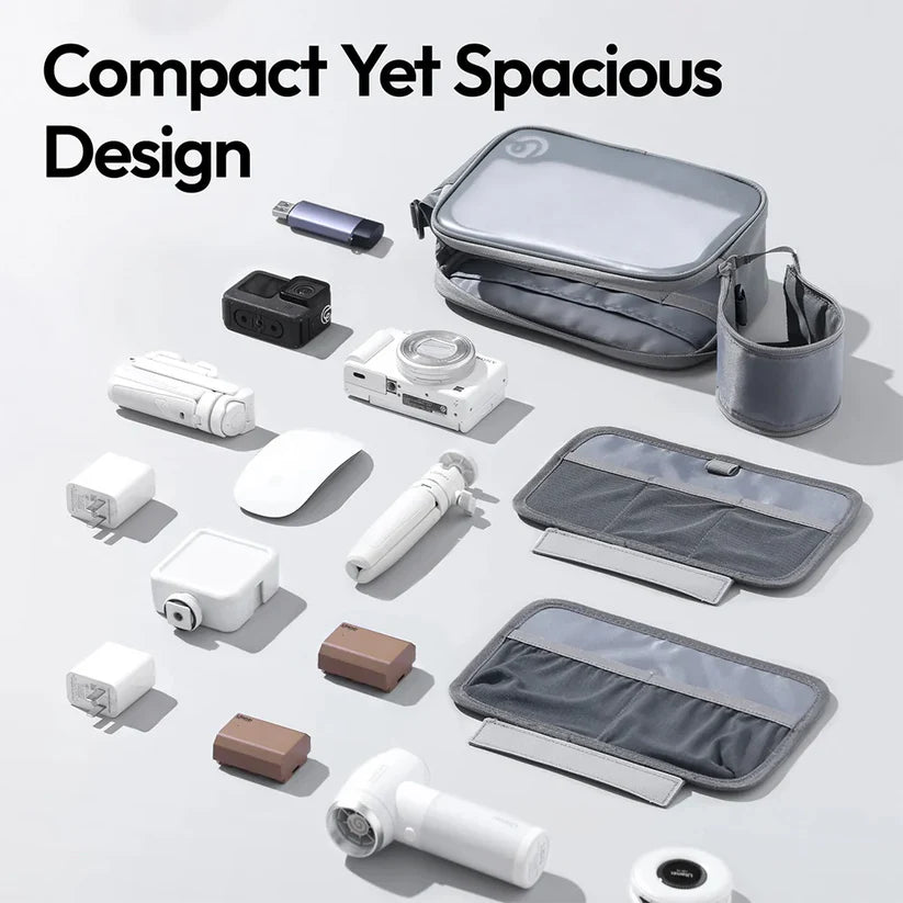 Ulanzi BP15 SeeClear Tech Pouch Ã¢â‚¬â€œ Transparent Travel Cable & Gadget Organizer