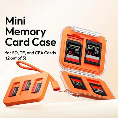 Ulanzi CC01 Mini Memory Card Case (C055) Ã¢â‚¬â€œ Compact, Splashproof & Impact-Resistant SD Card Holder