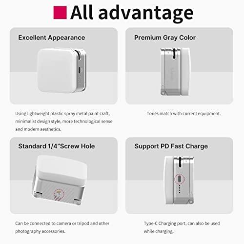 Ulanzi CL15 LED Video Conference Light with Suction Mount