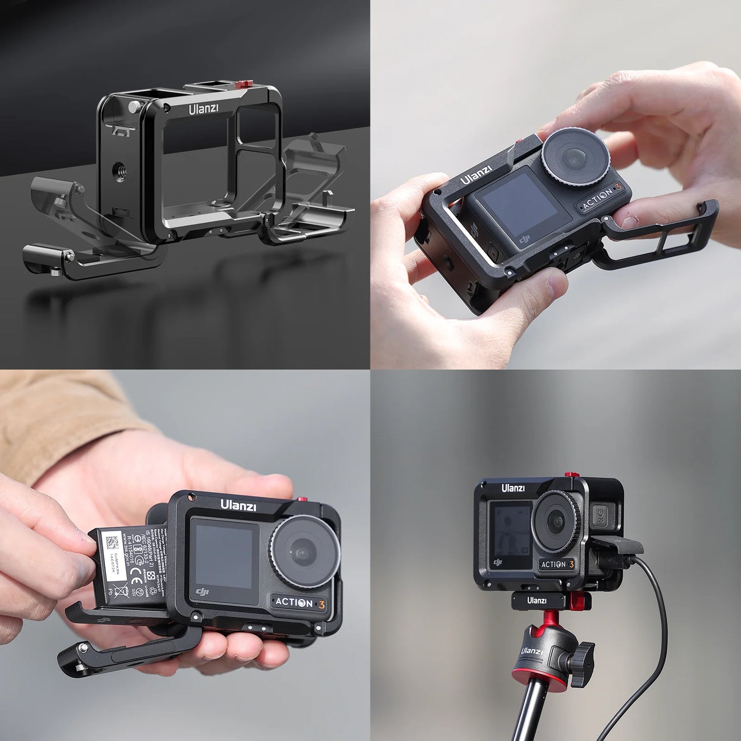 Ulanzi Camera Cage for DJI Osmo Action 4/3