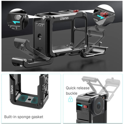 Ulanzi Camera Cage for DJI Osmo Action 4/3