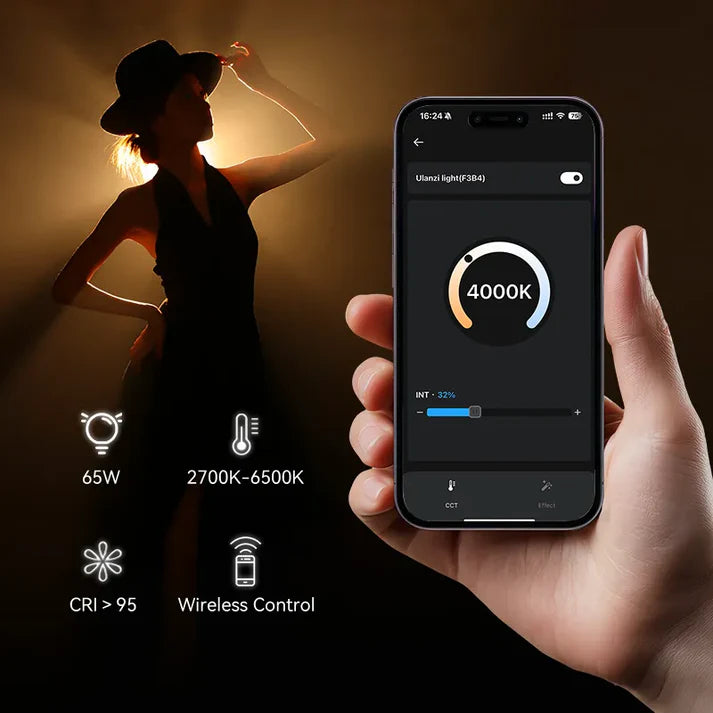 Ulanzi EC65 65W Bi-Color COB LED Video Light with App Control