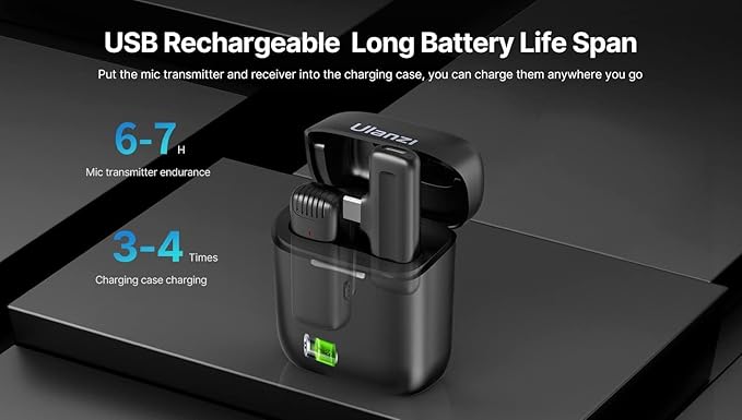 Ulanzi J11 Wireless Lavalier Microphone for USB-C Smartphones