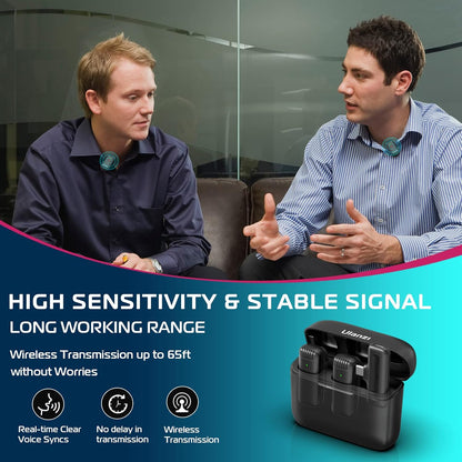 Ulanzi J12 Dual Wireless Lavalier Microphone for USB-C Phones