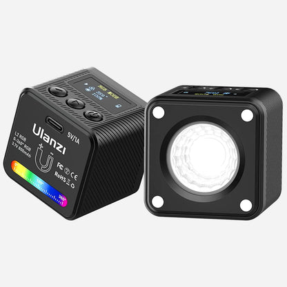 Ulanzi L2 RGB LED Video Light Ã¢â‚¬â€œ Magnetic Pocket Cube Light