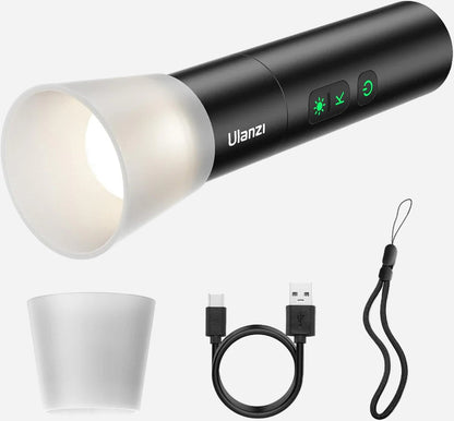 Ulanzi LM07 LED Photography Flashlight Ã¢â‚¬â€œ Bi-Color Zoomable Portable Light