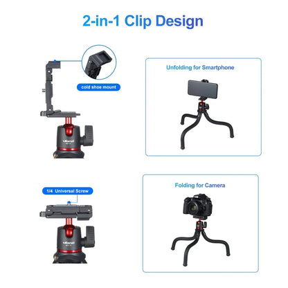 Ulanzi MT-11 Octopus Flexible Tripod for Phone & Camera